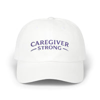 Load image into Gallery viewer, Caregiver Strong Dad Cap — Classic Embroidered Caregiver Hat