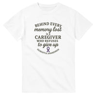 Load image into Gallery viewer, Inspirational Dementia Awareness T-Shirt - Caregiver Support Tee with Purple Ribbon
