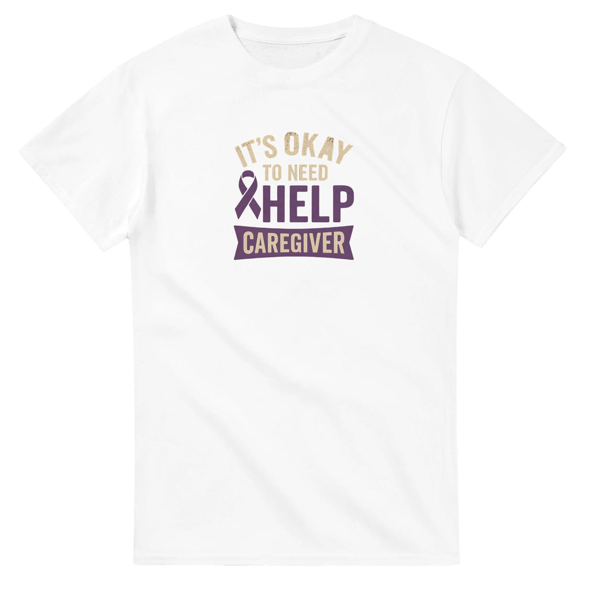Caregiver Shirt “It’s Okay to Need Help”  | Dementia & Alzheimer’s Awareness | Mental Health Support Tee