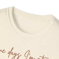 Load image into Gallery viewer, Some Days I'm Strong, Some Days I'm Just Here Purple Ribbon T-Shirt