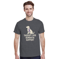 Load image into Gallery viewer, Therapy Dog Dementia Support Shirt – Alzheimer’s Awareness Tee | Heavyweight Unisex (Gildan® 5000)

