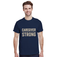 Load image into Gallery viewer, Caregiver Strong Shirt – Support &amp; Awareness Tee | Heavyweight Unisex (Gildan® 5000)

