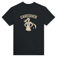 Load image into Gallery viewer, Caregiver Shirt for Women • Dementia Awareness Superhero Ribbon Tee • Alzheimer’s Caregiver Gift • Support Mom Wife Daughter
