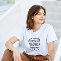 Load image into Gallery viewer, Inspirational Dementia Awareness T-Shirt - Caregiver Support Tee with Purple Ribbon
