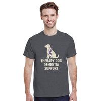 Load image into Gallery viewer, Therapy Dog Dementia Support Shirt – Alzheimer’s Awareness Tee | Heavyweight Unisex (Gildan® 5000)
