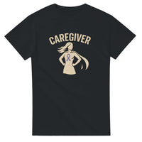 Load image into Gallery viewer, Caregiver Superhero T-Shirt • Dementia Awareness Ribbon Tee