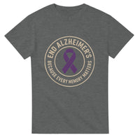 Load image into Gallery viewer, End Alzheimer’s – Purple Ribbon Awareness Shirt - Every Memory Matters Gift for Caregivers