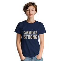 Load image into Gallery viewer, Caregiver Strong T-Shirt – Support &amp; Awareness Heavyweight Tee