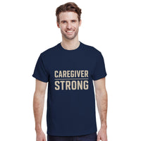 Load image into Gallery viewer, Caregiver Strong T-Shirt – Support &amp; Awareness Heavyweight Tee